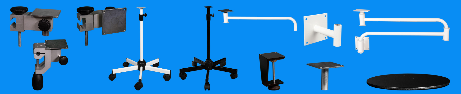 אביזרים להתקנת מנורה גניקולוגית למרפאות