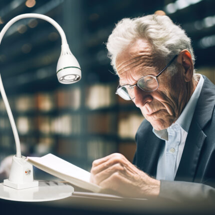 מנורת טיפול בזיהום אור