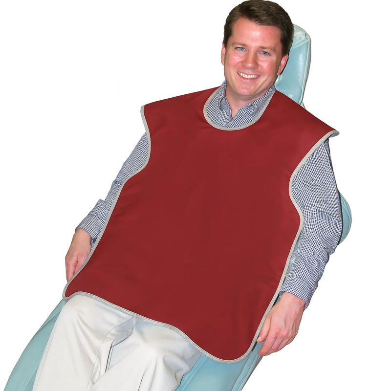 סינר העופרת תוצרת ארצות הברית, להגנה על מטופלים מבוגרים וילדים במהלך צילומי רנטגן דנטליים