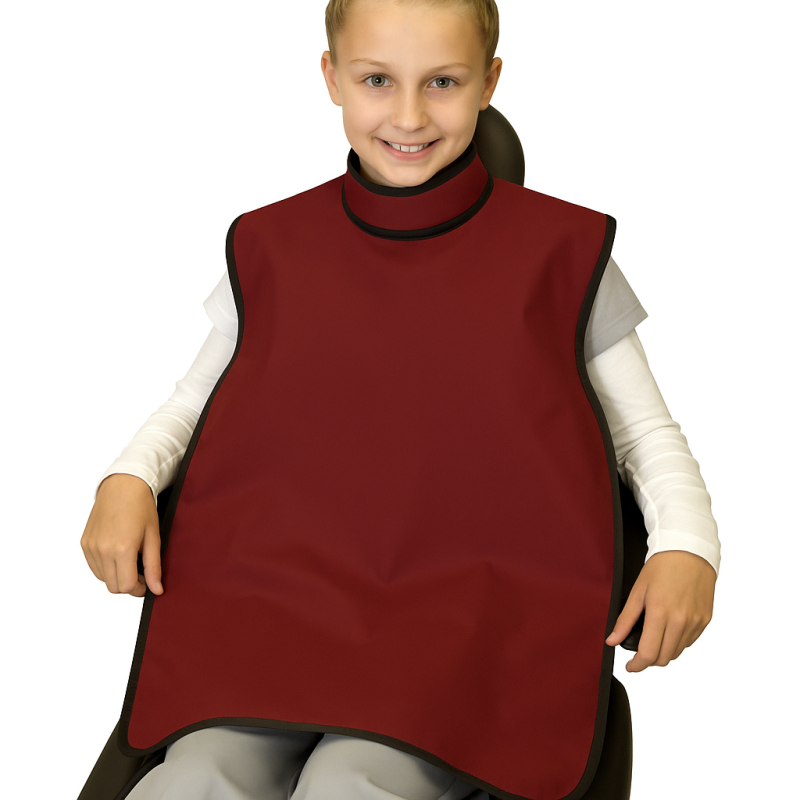 סינר העופרת תוצרת ארצות הברית, להגנה על מטופלים מבוגרים וילדים במהלך צילומי רנטגן דנטליים